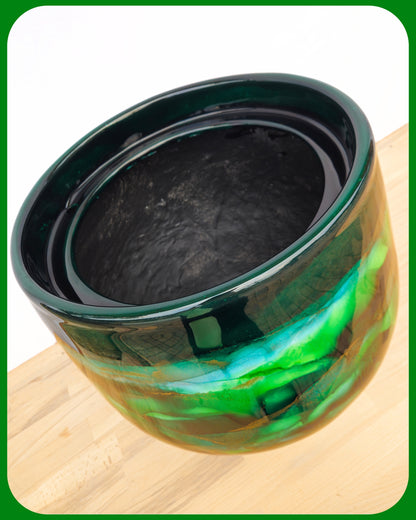 exquisite fibreglass 37cm x 42cm 'evergreen'