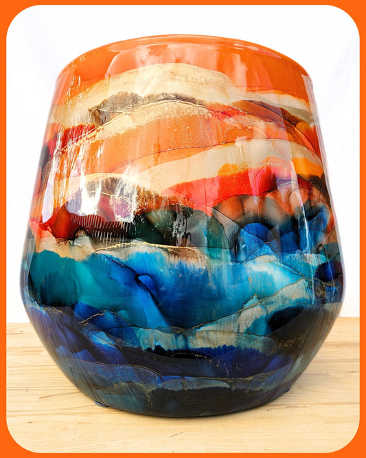 exquisite fibreglass 50cm x 55cm 'beach'