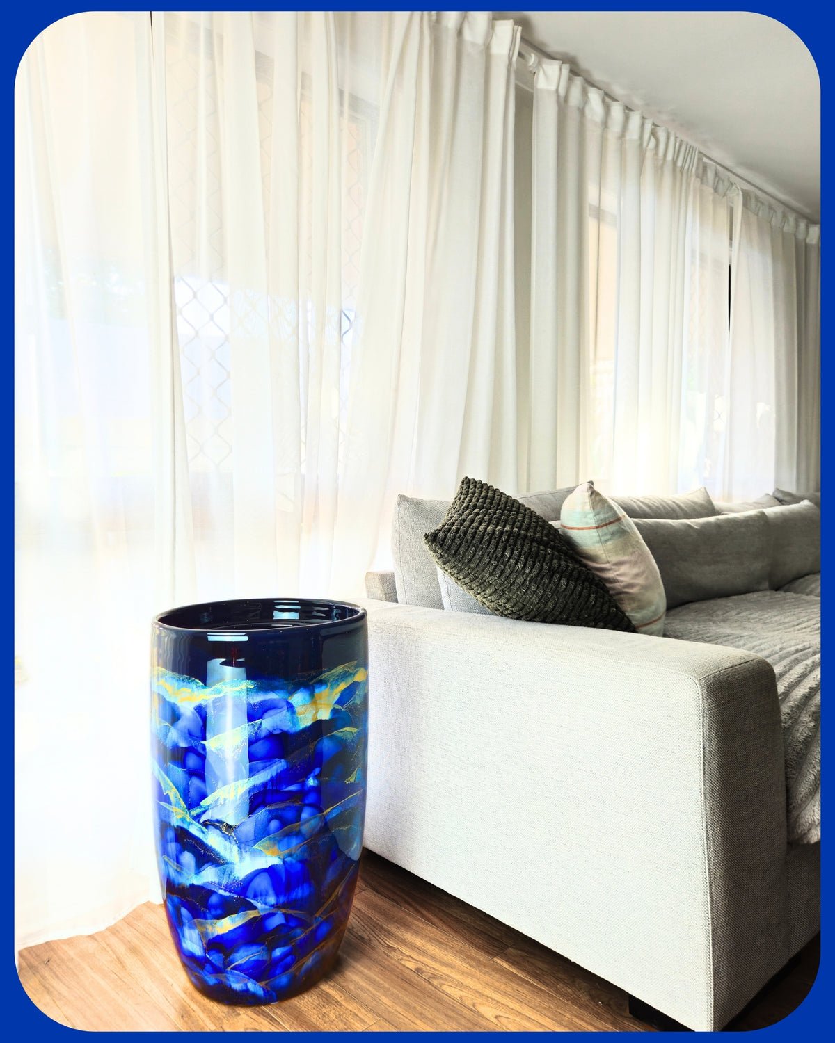 exquisite fibreglass 66cm x 39cm 'Deep Blue Sea'