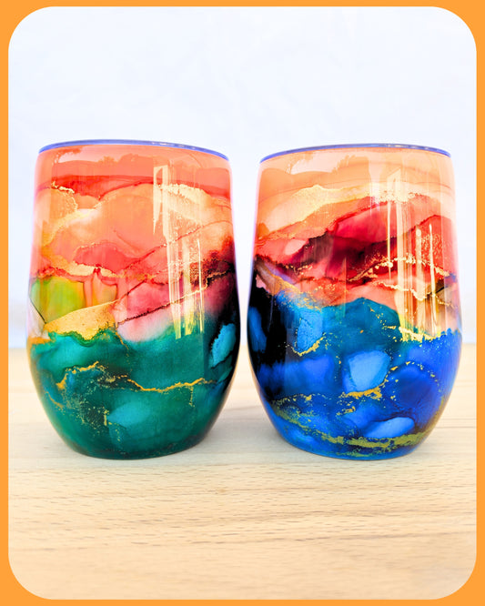 SALE SET OF TWO 350ml Stainless Steel Thermo Tumbler